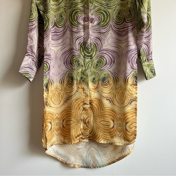 Andrea Iyamah Akacia Tunic in Woodgrain Print - Picture 8 of 16